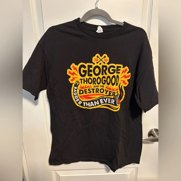 2016 George Thorogood and the Destroyers Tour T-Shirt | Size L - Picture 2 of 4